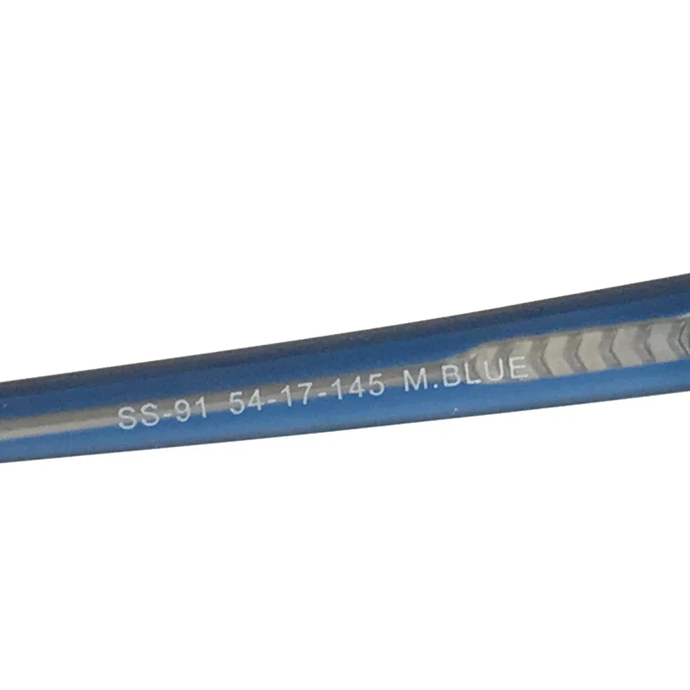 Success Eyeglasses Frames SS-91 M. BLUE Matte Blue Cat Eye Full Rim 54-17-145